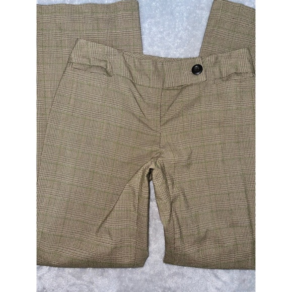 Women’s Green Plaid Tailor B.Moss Stretch Slacks 💚 - Picture 3 of 16